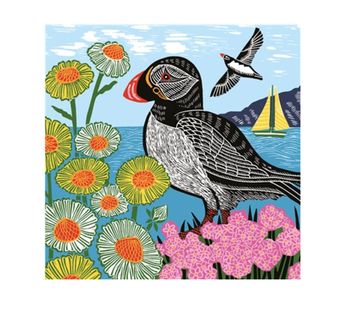 The Art File - Puffin - Kate Heiss Card