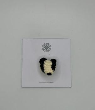 Just Trade - Badger Brooch