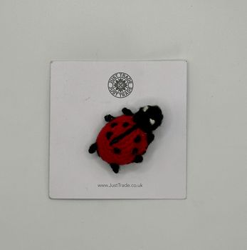 Just Trade - Ladybird Brooch
