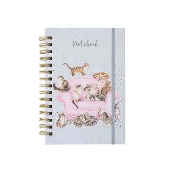 Wrendale Designs - &#39;Cattitude&#39; A5 Notebook