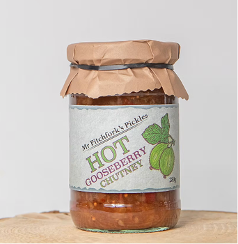 Mr. Pitchfork&#39;s Pickles - Hot Gooseberry Chutney 280ml