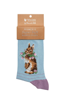 Wrendale Designs - &#39;Head Clover Heels&#39; Rabbit Socks