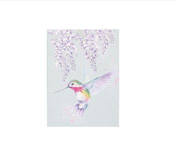 Wrendale Designs - 'Wisteria Wishes' Hummingbird A6 Notebook