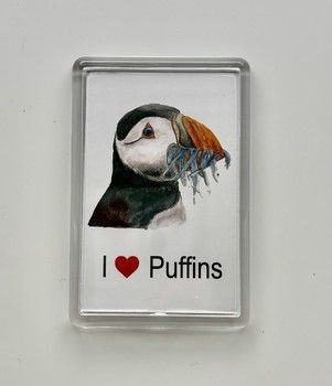 Jake Sexton - Puffin - Fridge Magnet