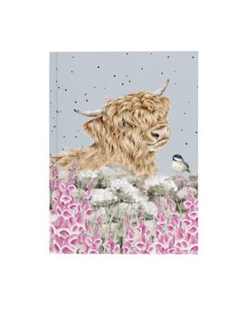 Wrendale Designs - 'Just for Moo' Highland Cow - A6 Notebook