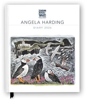Angela Harding - 2026 Desk Diary Planner - Week to View - Illustrated Throughout - Hardback
