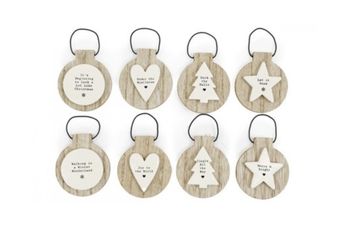 Noel &amp; Co - Ceramic Baubles Plaques