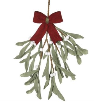 Noel &amp; Co - Felt Mistletoe With Box Decoration - 45cm
