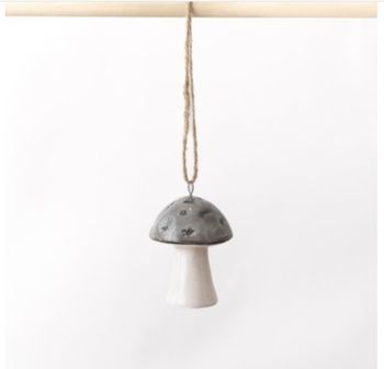 Noel &amp; Co - Grey Hanging Mushroom