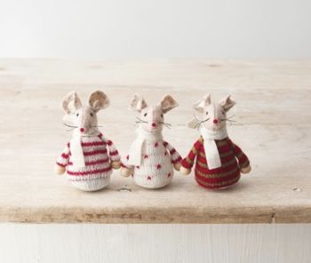 Noel &amp; Co - Red and White Mice
