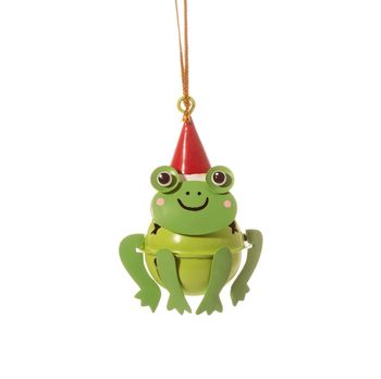 Sass &amp; Belle - Frog Hanging Bell Decoration