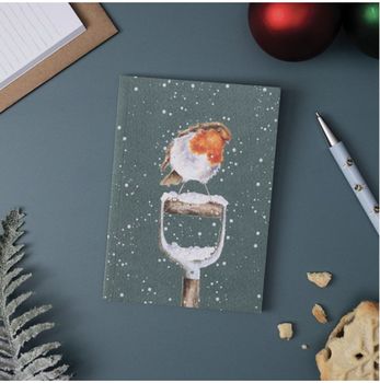 Wrendale - 'A Little Red Robin' Christmas Robin Notepad