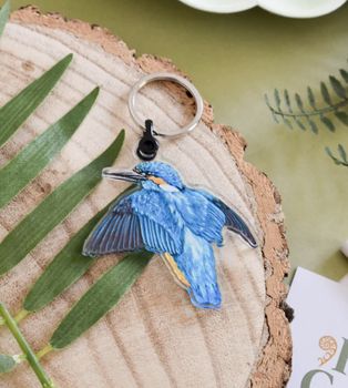Ferne Creative - Kingfisher Recycled Plastic Keyring