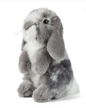 Keycraft - Grey Sitting Mini Lop Rabbit