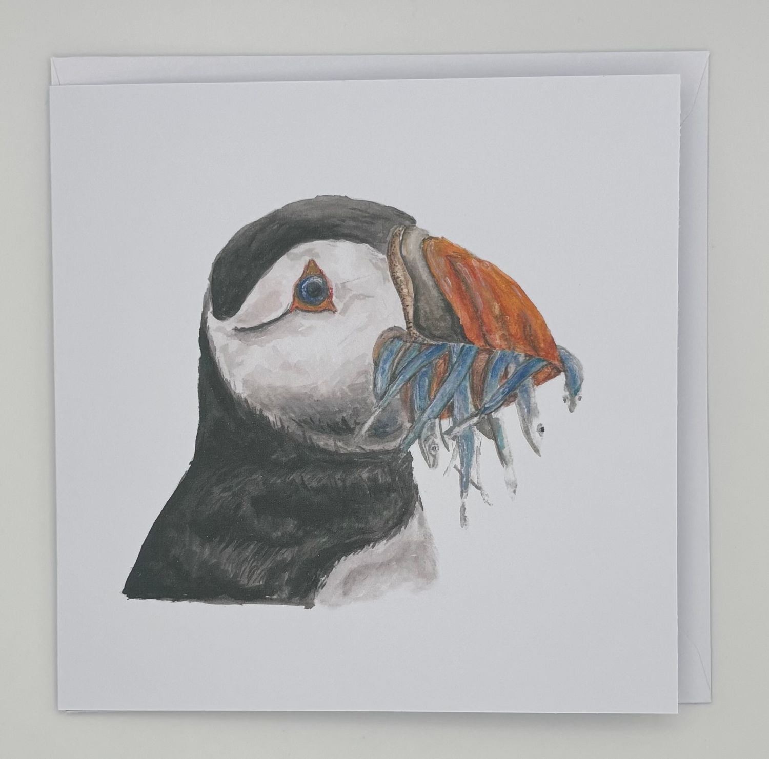 Jake Sexton - Puffin - Greetings Card