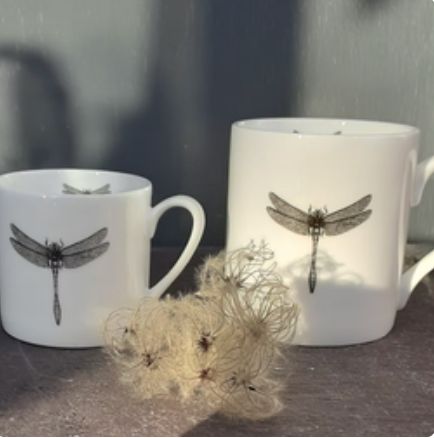 Claire Vaughan - Large Mug - Dragonfly