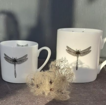 Claire Vaughan - Medium Mug - Dragonfly