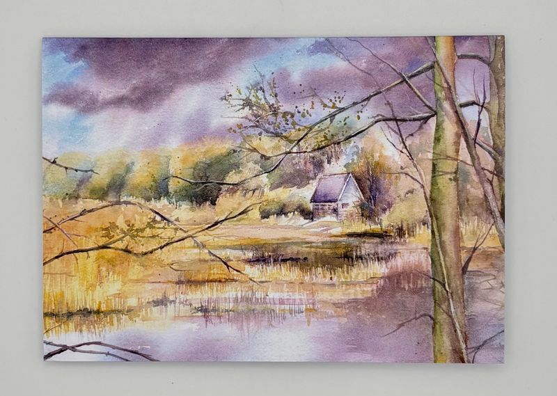 Anjana Cawdell -  Attenborough Delta Hide Card