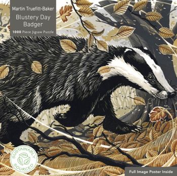 Martin Truefitt-Baker - Badger Jigsaw Puzzle