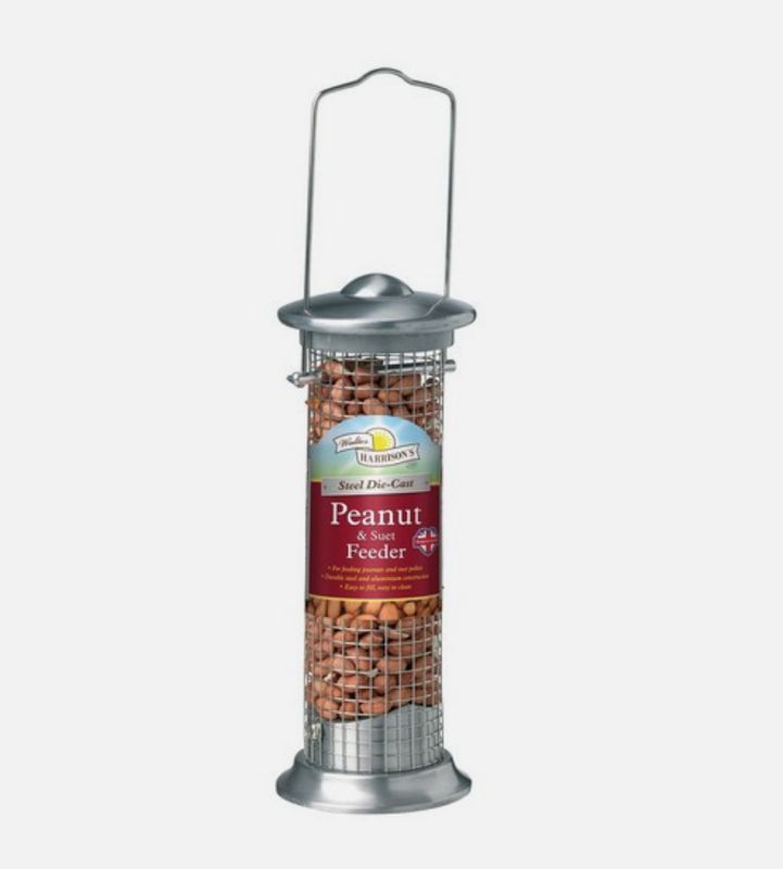 Walter Harrison's - Steel Die Cast Peanut &amp; Suet Feeder - 20cm