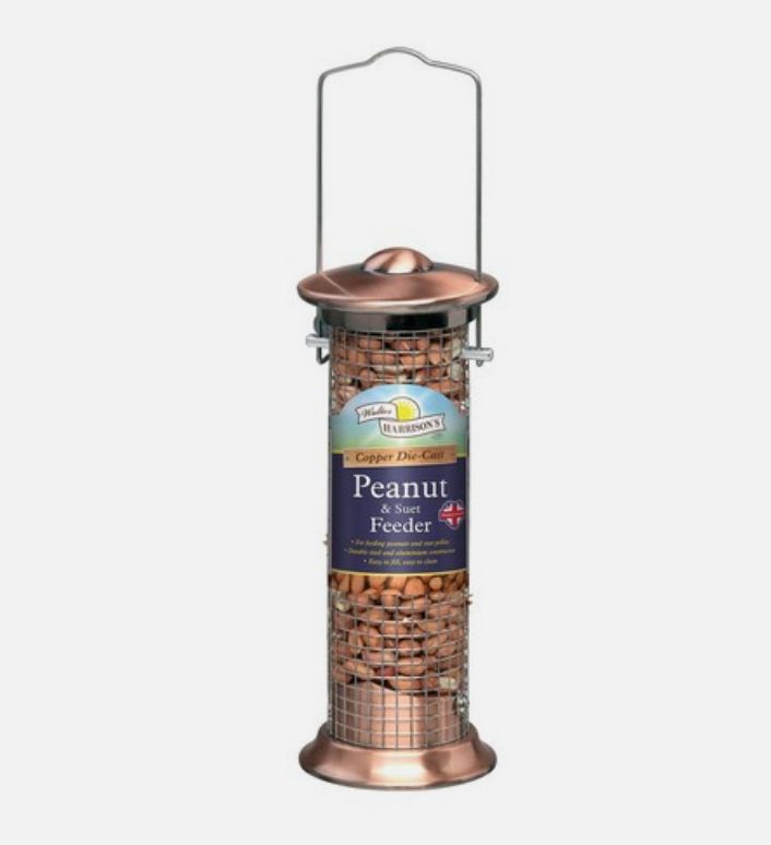 Walter Harrison's - Copper Die Cast Plated Peanut Feeder  - 20cm