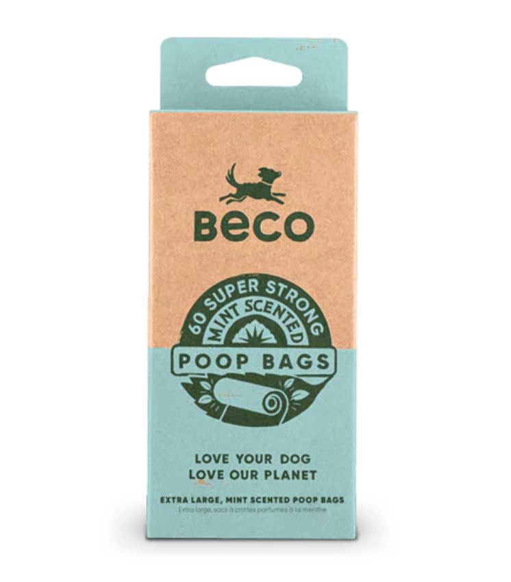 Beco - Poop Bags - Mint Scented - 60 pack