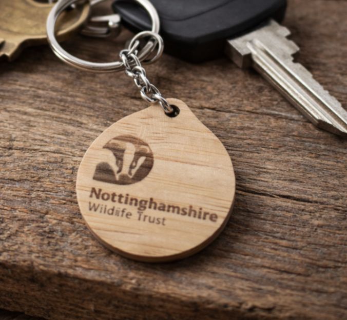 Branded - Bamboo Keyring
