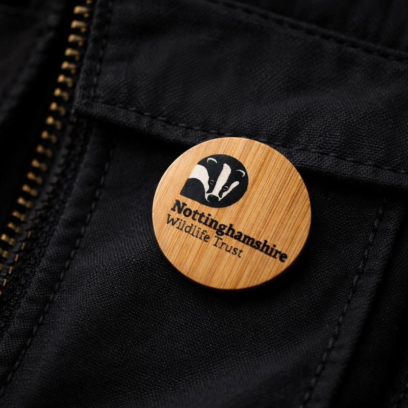 Branded - Bamboo Pin Badge