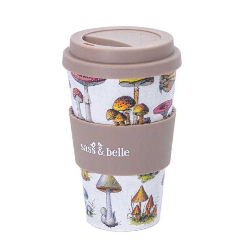 Sass &amp; Belle - Vintage Mushroom Travel Coffee Cup
