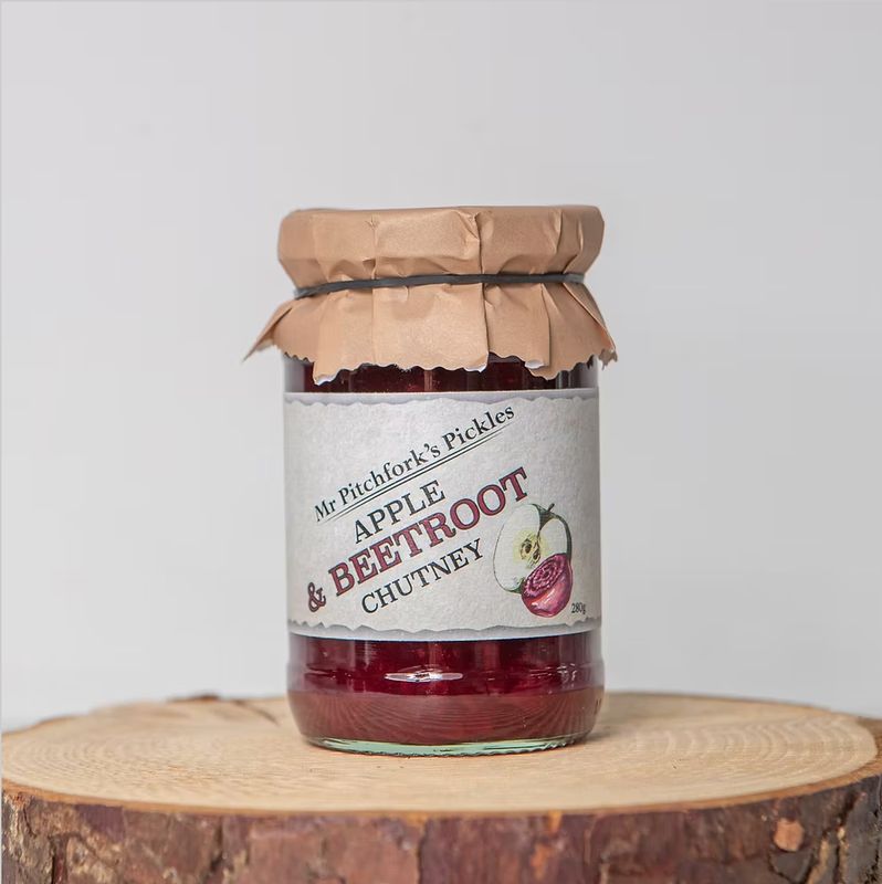 Mr. Pitchfork's Pickles - Apple &amp; Beetroot Chutney 280ml