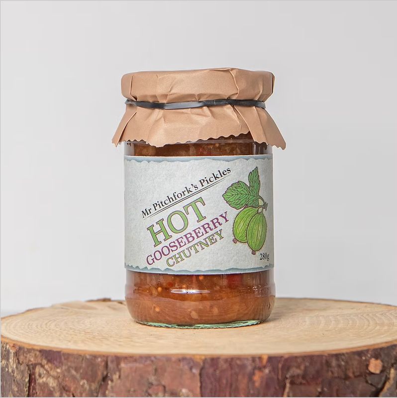 Mr. Pitchfork's Pickles - Hot Gooseberry Chutney 280ml