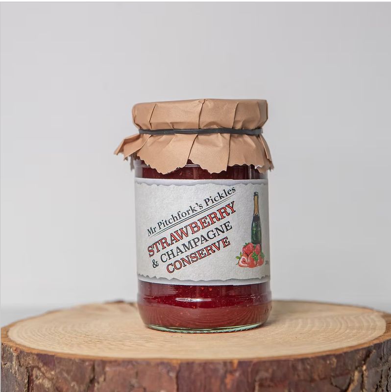 Mr. Pitchfork's Pickles - Strawberry &amp; Champagne Conserve 280ml