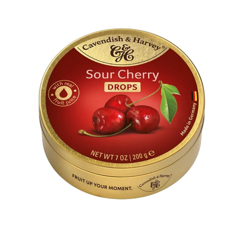 Cottage Delight - Sour Cherry Drops 200g