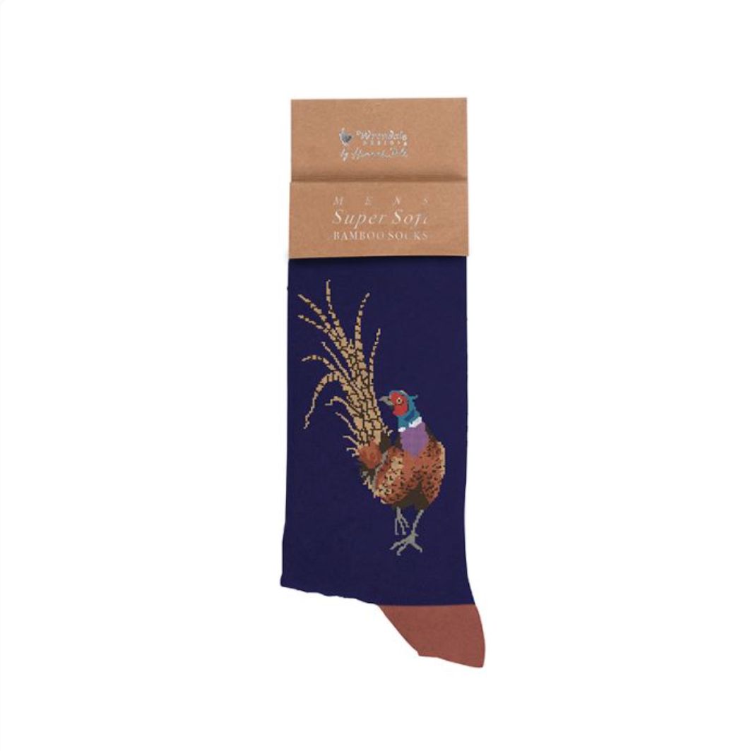 Wrendale Designs - 'Ready For My Close Up' Pheasant Men's Socks
