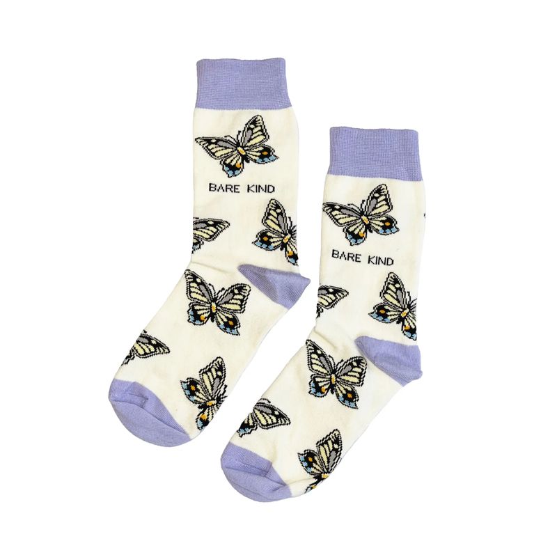 Bare Kind - Butterfly Socks - Size 4-7