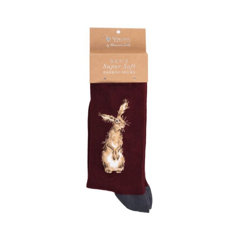 Wrendale Designs - 'The Hare' Hare Men's Socks