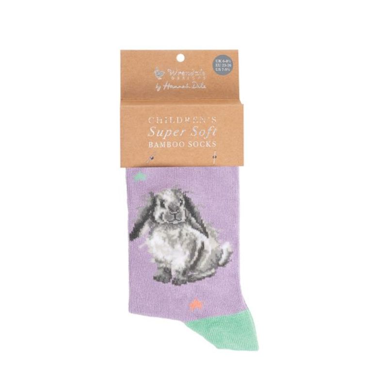 Wrendale Designs - 'Rosie' Rabbit Children's Socks - Size 9-12