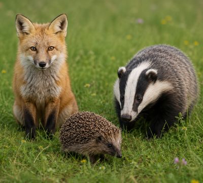 Hedgehog, Badger &amp; Fox