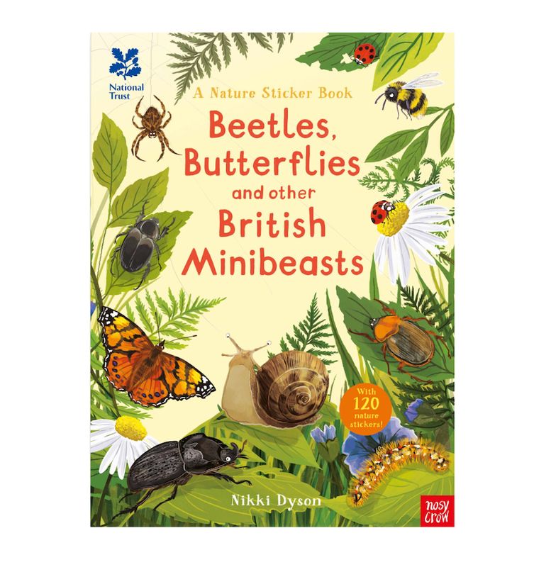 National Trust: Beetles, Butterflies and other Minibeasts - Sticker Book
