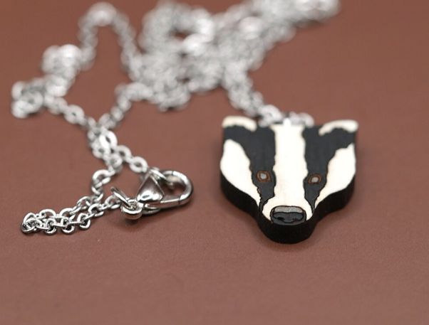 Bearded Moon - Badger - Necklace