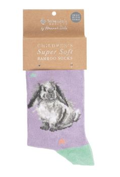 Wrendale - 'Rosie' Rabbit Children's Socks - Size 9-12
