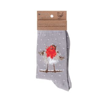 Wrendale - 'Jolly Robin' Socks