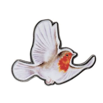Wrendale - 'Flying Robin' Robin Pin Badge