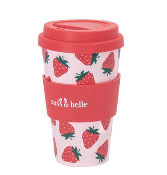 Sass &amp; Belle - Strawberry Travel Coffee Cup