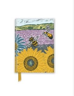 Flame Tree Publishing: Kate Heiss 'Sunflower Fields' Foiled Pocket Journal
