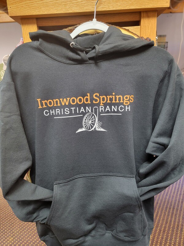 Adult Black Pullover Hoodie