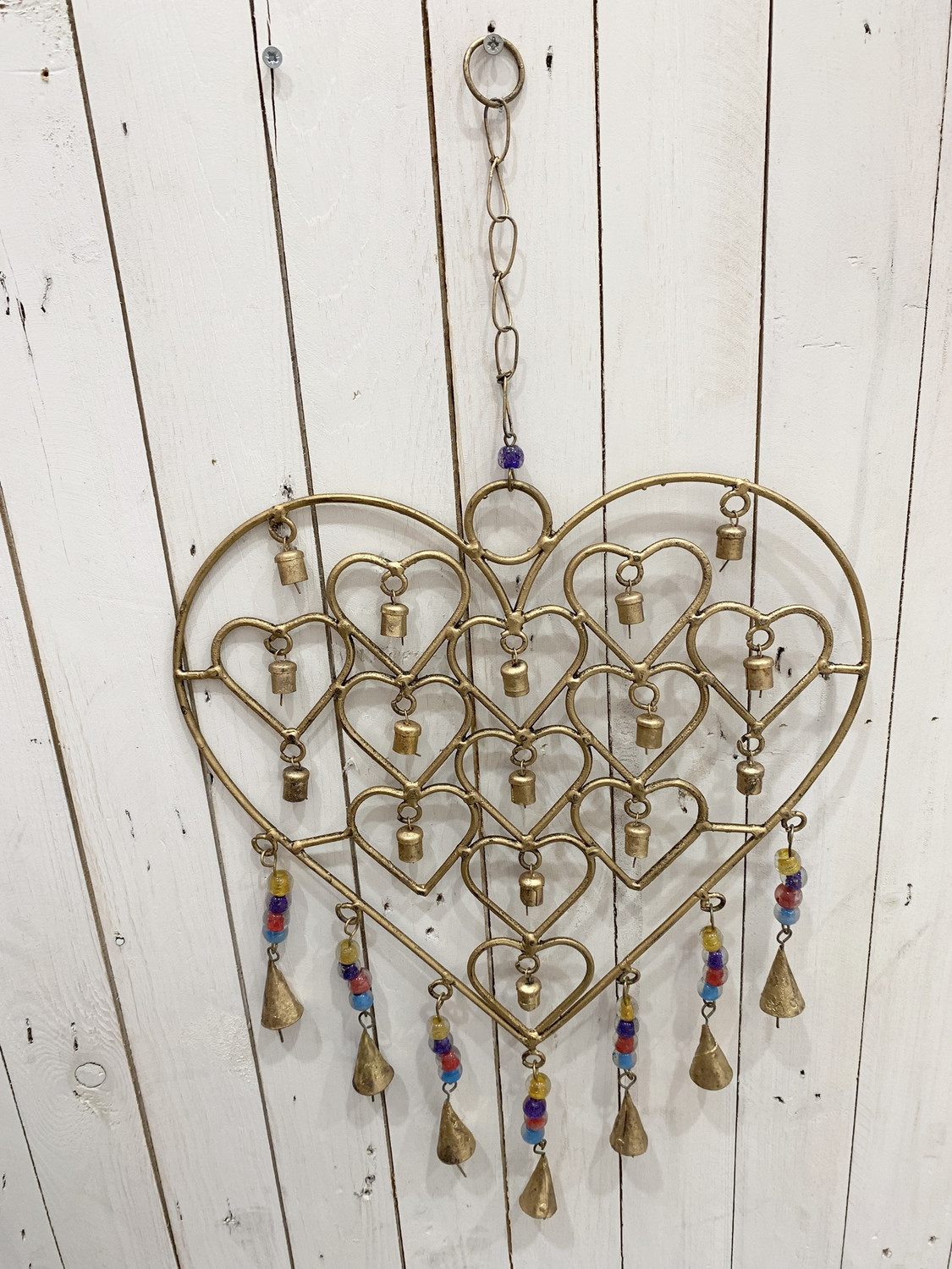 Metal Heart Dream Catcher