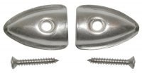 TIP SET-CONVERTIBLE-SOFT TOP-WIRE ON-ORIGINAL CHROME-PAIR-53-75 (#E2846)
