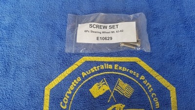 SCREW SET-MOUNT-STEERING WHEEL-6 PIECES-63-82 (#E10629)  1D1