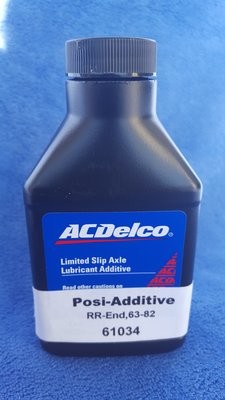 LUBE ADDITIVE-REAR END GEAR-GM POSITRACTION-4 OZ.-EACH-53-96 (#61034)  1E3